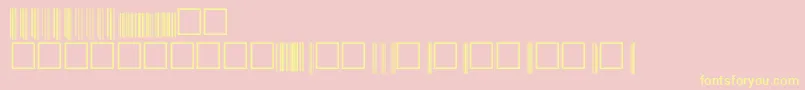 Upcp72xtt Font – Yellow Fonts on Pink Background