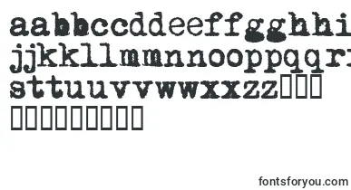 MomsTypewriter font – frisian Fonts