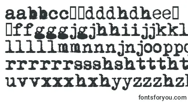 MomsTypewriter font – nyanja Fonts