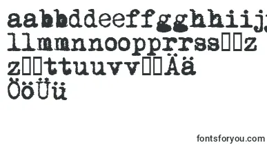 MomsTypewriter font – estonian Fonts
