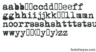 MomsTypewriter font – hausa Fonts
