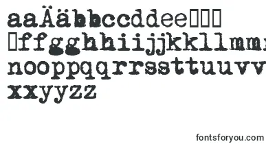 MomsTypewriter font – macedonian Fonts