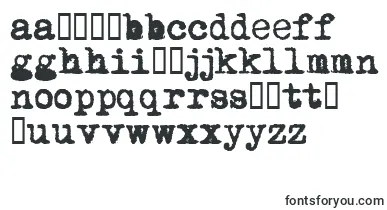 MomsTypewriter font – romanian Fonts