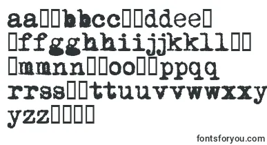 MomsTypewriter font – polish Fonts