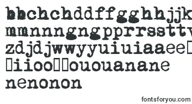 MomsTypewriter font – creole Fonts
