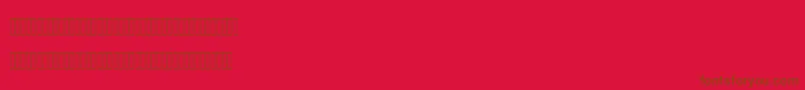 MofidMahdi Font – Brown Fonts on Red Background