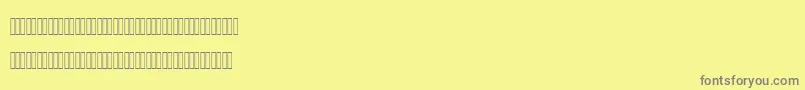 MofidMahdi Font – Gray Fonts on Yellow Background