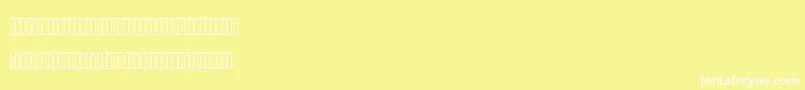 MofidMahdi Font – White Fonts on Yellow Background