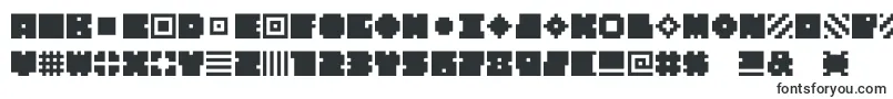 Шрифт Qube – квадратные шрифты
