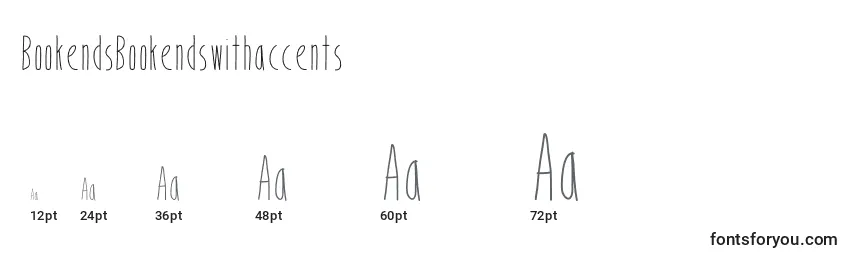 BookendsBookendswithaccents Font Sizes