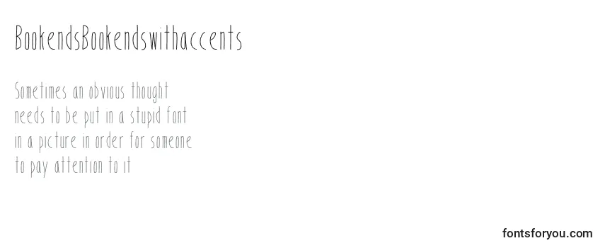 BookendsBookendswithaccents Font