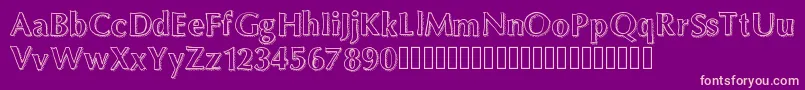 Maximum Font – Pink Fonts on Purple Background