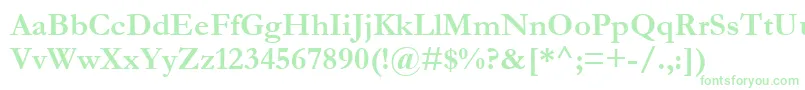 GaramondРџРѕР»СѓР¶РёСЂРЅС‹Р№ Font – Green Fonts