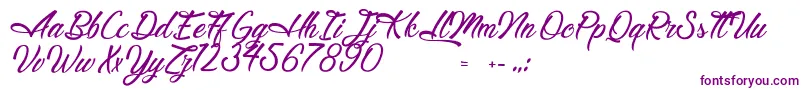 LegendaryHollywood-Schriftart – Violette Schriften