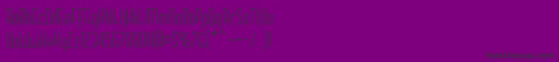Chase Font – Black Fonts on Purple Background