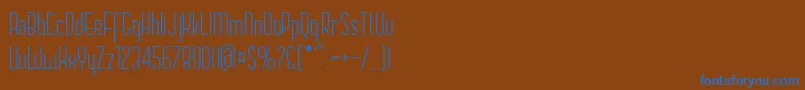 Weitere Informationen zur Chase-Schriftart Chase-Schriftart – Blaue Schriften auf braunem Hintergrund