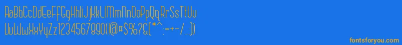 Подробнее о шрифте Chase Шрифт Chase – оранжевые шрифты на синем фоне