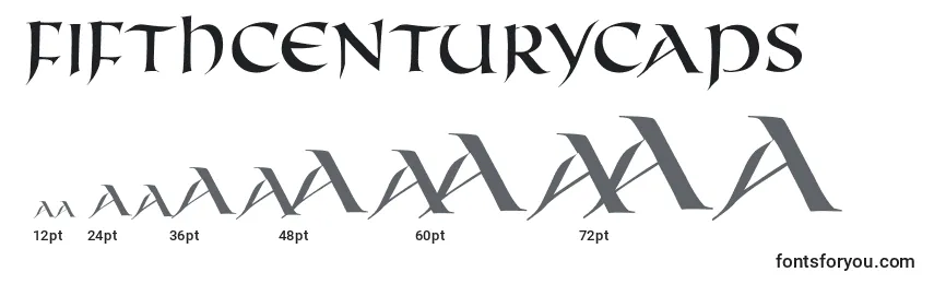 Fifthcenturycaps Font Sizes
