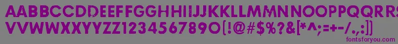 RightHereRightNow Font – Purple Fonts on Gray Background