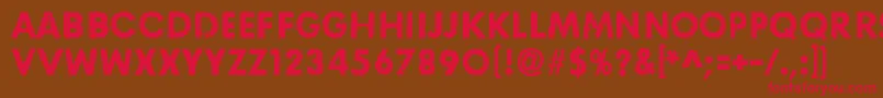 RightHereRightNow Font – Red Fonts on Brown Background