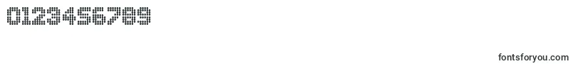 Dollydots-Schriftart – Schriften für Zahlen und Nummern