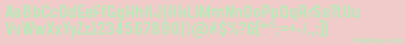 SteagislerRegular Font – Green Fonts on Pink Background