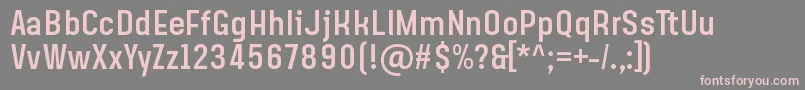SteagislerRegular Font – Pink Fonts on Gray Background