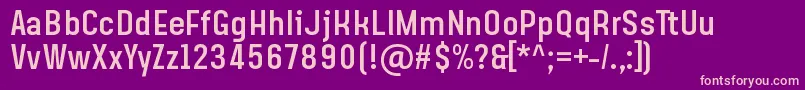 SteagislerRegular Font – Pink Fonts on Purple Background