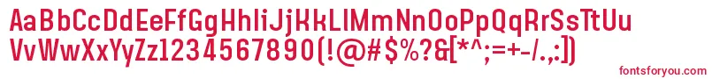 SteagislerRegular Font – Red Fonts on White Background