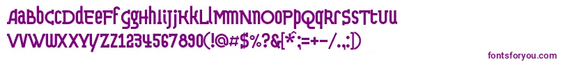 Dvekruglyhc Font – Purple Fonts