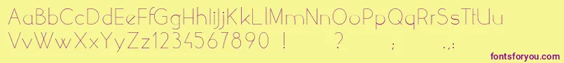 More about YellowPeasDemo Font YellowPeasDemo Font – Purple Fonts on Yellow Background