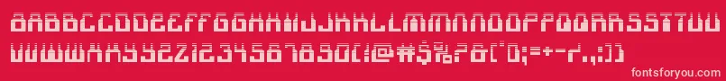 1968odysseyhalf Font – Pink Fonts on Red Background