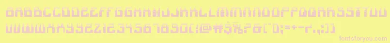 1968odysseyhalf Font – Pink Fonts on Yellow Background