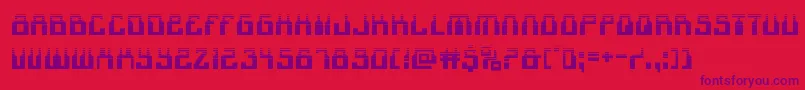 1968odysseyhalf Font – Purple Fonts on Red Background