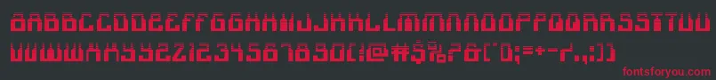 1968odysseyhalf Font – Red Fonts on Black Background