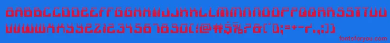 1968odysseyhalf Font – Red Fonts on Blue Background