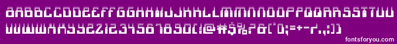 フォント1968odysseyhalf – 紫の背景に白い文字