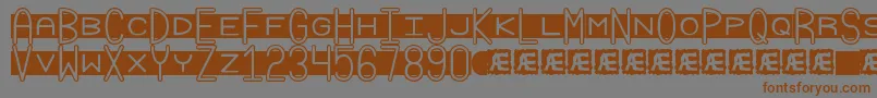 More about GrudgeBrk Font GrudgeBrk Font – Brown Fonts on Gray Background