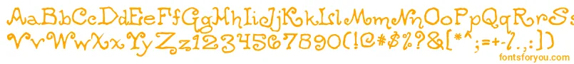 Ogwear Font – Orange Fonts on White Background