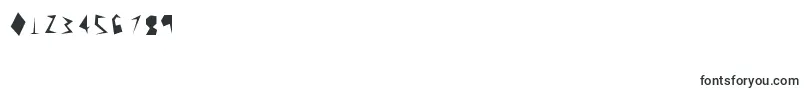 Careless-Schriftart – Schriften für Zahlen und Nummern