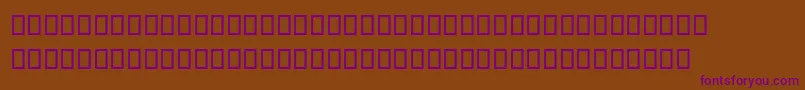 DaVinciForward Font – Purple Fonts on Brown Background