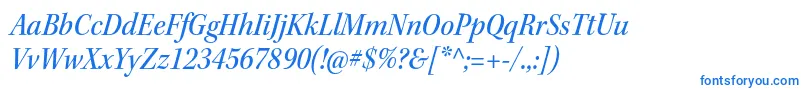 KeplerstdMediumscnitsubh Font – Blue Fonts on White Background