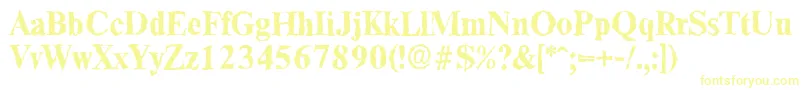 ThamesrandomBold Font – Yellow Fonts