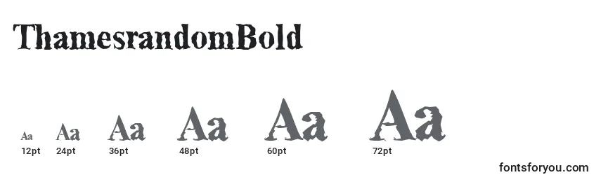 ThamesrandomBold Font Sizes