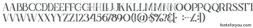 Шрифт Zahrainlinegrunge – трендовые шрифты