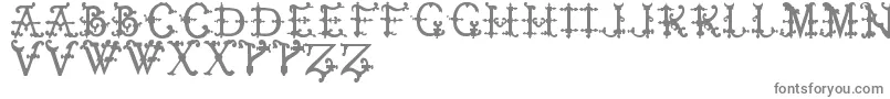 Saiba mais sobre a fonte ElizabethanInitialsTfb Fonte ElizabethanInitialsTfb – fontes cinzas em um fundo branco