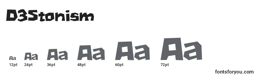D3Stonism Font Sizes