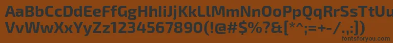 More about Exo2Bold Font Exo2Bold Font – Black Fonts on Brown Background