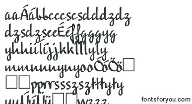 Flatpen font – hungarian Fonts