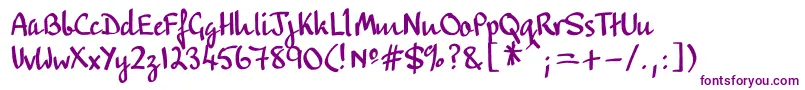 Flatpen Font – Purple Fonts